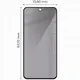 Bizon Glass Edge Shadow Samsung Galaxy A35 5G / A55 5G tinted with a black frame
