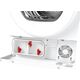 Power Color Candy | RO4 H7A2TEX-S | Dryer Machine | Energy efficiency class A++ | Front loading | 7 kg | LCD | Depth 46.5 cm | Wi-Fi | White