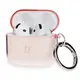 Bizon Case Headphone Clear Apple AirPods 4 clear-pink