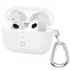 Bizon Case Headphone Silicone Apple AirPods 4 white