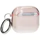 Bizon Case Headphone Clear Apple AirPods 4 clear-pink