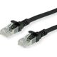 Roline ROLINE - Patch- Cable - RJ- 45 (M) έως RJ- 45 (M) - 5 m - UTP - CAT 6a - χωρίς αλογόνο, διαμορφωμένο, στραγγισμένο - μαύρο (21.15.2755) 5272418 7611990138906