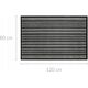 Douceur d`Interieur Χαλάκι πόρτας, γκρι σχέδιο, PIANO 14251807 3574390000000