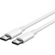 Kabel USB OEM USB-C - USB-C 1 m Biały