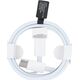 Kabel USB OEM USB-C - USB-C 1 m Biały