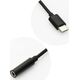 Adapter USB Partner Tele.com USB-C - Jack 3.5mm Czarny  (7EB1-6147B)