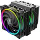Chłodzenie CPU Akasa AKASA chladič CPU SOHO H7 Dual Tower RGB, 2x 120mm, LGA1700, AM5