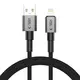 Tech-Protect Ultraboost DNA USB-A / Lightning Cable 15W/2.4A 100cm Iron Grey