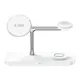 Tech-Protect QI15W-A45 3in1 Magnetic MagSafe Wireless Charger White