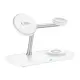 Tech-Protect QI15W-A45 3in1 Magnetic MagSafe Wireless Charger White