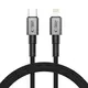 Tech-Protect Ultraboost DNA USB-C / Lightning Cable PD27W/3A 100cm Iron Grey
