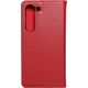OEM Kabura skórzana SMART PRO do SAMSUNG S23 bordowy
