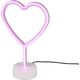 Lampa stołowa Trio Lampa na stół biała RL HEART neon LED R55210101