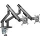 Alterzone Uchwyt biurkowy na 2 monitory 17" - 32" (ALZDARM17-32-G)