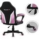 Fotel Huzaro Ranger 1.0 różowy