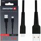 Kabel USB Swissten Swissten Basic Universāls Quick Charge 3.1 USB-C Datu un Uzlādes Kabelis 1m Melns