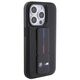 Original Case APPLE IPHONE 15 PRO MAX BMW Hardcase Grip Stand Smooth & Perforated (BMHCP15XGSPPRK) black 3666339204594