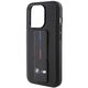 Original Case APPLE IPHONE 15 PRO MAX BMW Hardcase Grip Stand Smooth & Perforated (BMHCP15XGSPPRK) black 3666339204594