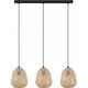 Lampa wisząca EGLO Eglo Dembleby 43262 lampa wisząca zwis 3x40W E27 drewno