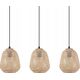 Lampa wisząca EGLO Eglo Dembleby 43262 lampa wisząca zwis 3x40W E27 drewno