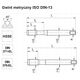 Fanar GWINTOWNIK M 8 DIN-371B EL (6H) HSSE 800