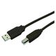 Kabel USB MediaRange USB-A - USB-B 1.8 m Czarny (MRCS101)