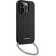 Karl Lagerfeld Etui Karl Lagerfeld KLHCP14XSACKLHPK Apple iPhone 14 Pro Max czarny/black hardcase Saffiano Monogram Chain