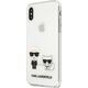 Karl Lagerfeld Karl Lagerfeld KLHCPXCKTR iPhone X/Xs hardcase Transparent Karl & Choupette