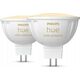 Signify Philips Hue White Amb. MR16 LED Lampe Doppelpack 2x400lm