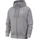 Nike Bluza męska Nsw Club Hoodie Full Zip szara r. XL (BV2645-063)