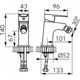 Bateria bidetowa Ferro BTR6 / FERRO / RITTO / BATERIA BIDET STOJĄCA, CHROM /