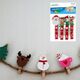 Dekoracja świąteczna Craft with Fun OZDOBA BN KLAMERKI MIX 4SZT/7CM CF PBH 12/144