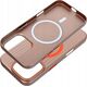 Futerał SIMPLY kompatybilny z MagSafe do IPHONE 14 Pro Max tytan pustynny