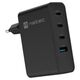 ŁADOWARKA SIECIOWA NATEC RIBERA GAN 3X USB-C + 1X USB-A 100W CZARNA
