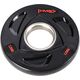 HMS TOX01 Czarny Talerz Olimpijski Ogumowany 1.25 kg