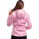 4f Kurtka przejściowa softshell z kapturem damska 4F F215 różowa 4FWSS24TSOFF215 56S S