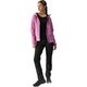 4f Kurtka damska softshell 4F F285 różowa 4FWAW24TSOFF285 54S L