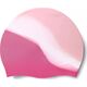 Speedo Dziecięcy czepek silikonowy Speedo MULTI COLOUR SILC CAP JU oyster/white/blush