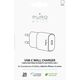 Ładowarka Puro Mini Fast Travel Charger 1x USB-C 3 A (PUR415WHT)