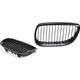 MTuning Grill sportowy pojedyncze żeberka Gloss Black BMW 3 E92 E93 przed liftem 2005-2010