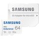 Karta Samsung PRO Endurance 2022 MicroSDXC 64 GB Class 10 UHS-I/U1 V10 (MB-MJ64KA/EU)