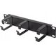Lanberg ORGANIZER KABLI 10" 1U Z 3 METALOWYMI UCHWYTAMI TYP B CZARNY LANBERG