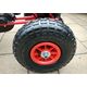 Lean Cars Gokart Czerwony A-15 Pompowane Koła