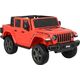 Lean Cars Samochód na akumulator Jeep Rubicon 6768R czerwony