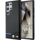 BMW BMW Leather Carbon Blue Line - Etui Samsung Galaxy S24 Ultra (czarny)