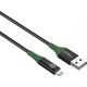 Καλώδιο USB MicroConnect Μικροσύνδεση MC-SMART USB A-L-2 Καλώδιο Lightning 2 m Μαύρο, Πράσινο 13920577 5715063388211