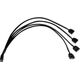 Alphacool Alphacool Y-Splitter aRGB 3-Pin auf 4x 3-Pin 30cm - μαύρο 13938897 4250197187114