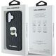 Karl Lagerfeld Karl Lagerfeld KLHCP16SPGKLKIPK iPhone 16 6.1" czarny/black hardcase Monogram Karl Head Pin
