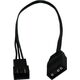 Alphacool Alphacool Digital RGB LED Y-Kabel 3-fach με JST-Stecker, μαύρο - 60cm 13930947 4250197186025