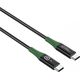 Καλώδιο USB MicroConnect Μικροσύνδεση MC-SMART USB-C-C-01 Καλώδιο USB USB 2.0 1 m USB C Μαύρο, πράσινο 13920586 5715063388327